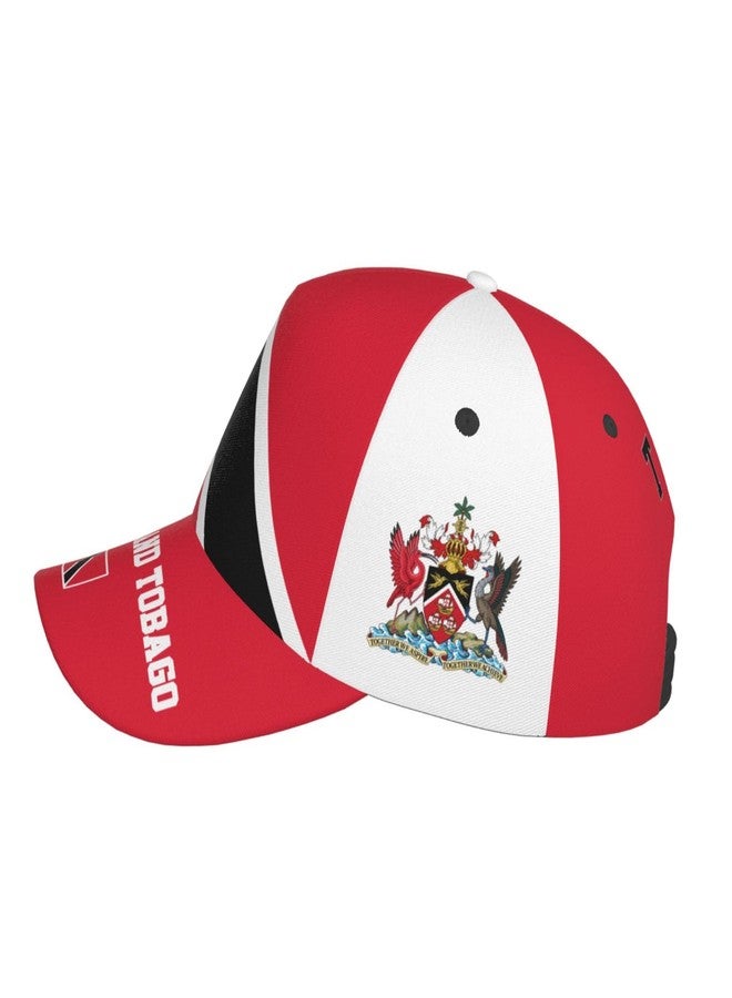 Krirteh Trinidad and Tobago Flag Baseball Cap for Men Women, Fashion Flag of Trinidad and Tobago Hat Adjustable Sun Protection Visor Caps Trucker Hat Patriotic Caps - Image 5